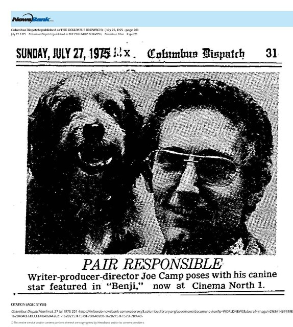 The Great Movie Frtanchises: Benji (1975)