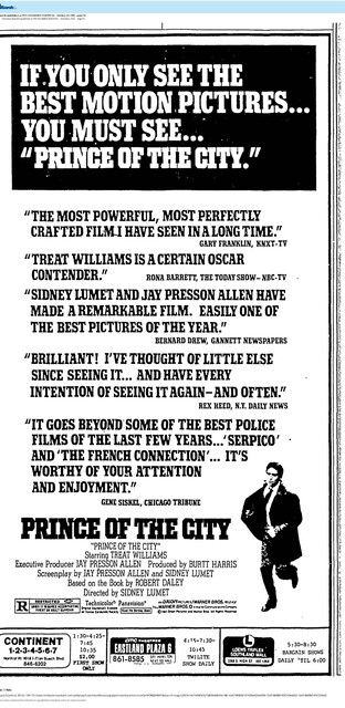 Treat Williams, R.I.P. (1951 - 2023)