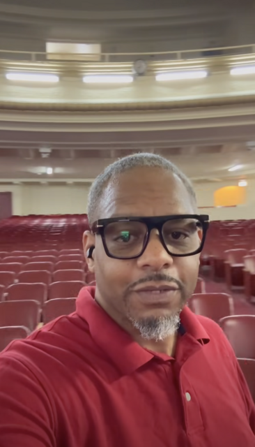 inside renovated auditorium 