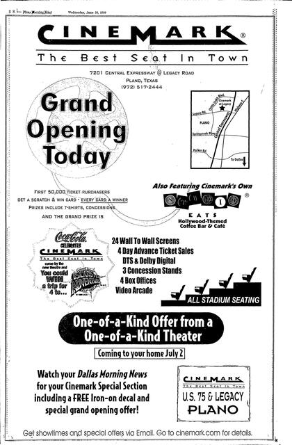 Cinemark Legacy and XD