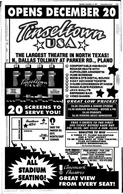 Cinemark West Plano XD and SCREENX