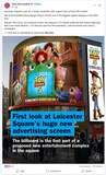 Huge new curved LED display coming to Leicester Square