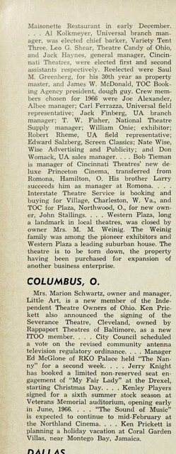 December 1965 News