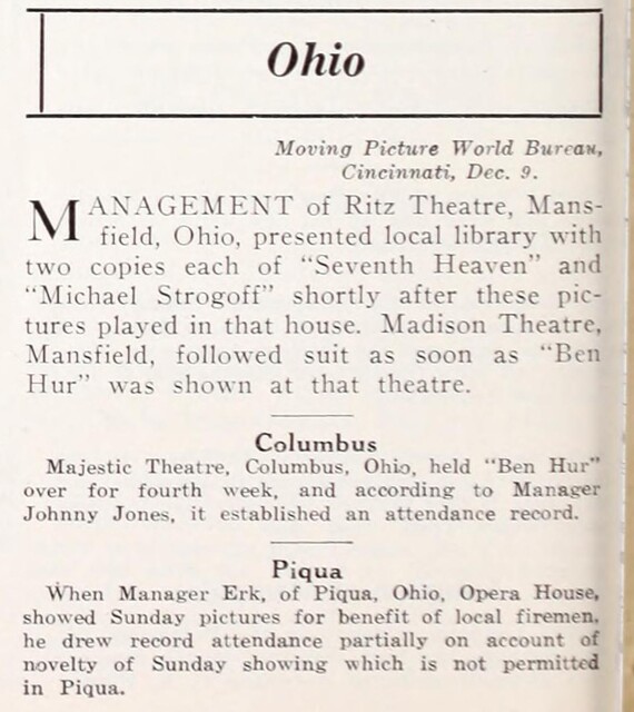 December 1927 News