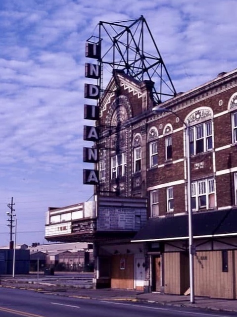 Indiana Theatre in its last days before demolition in the mid 1970’s