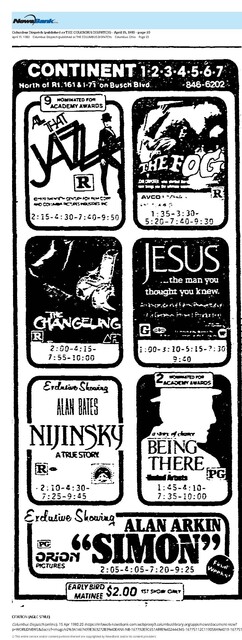 Movies on April 15, 1980