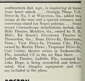 Special Entrance and Concession Stand for Negro Patrons (1954)