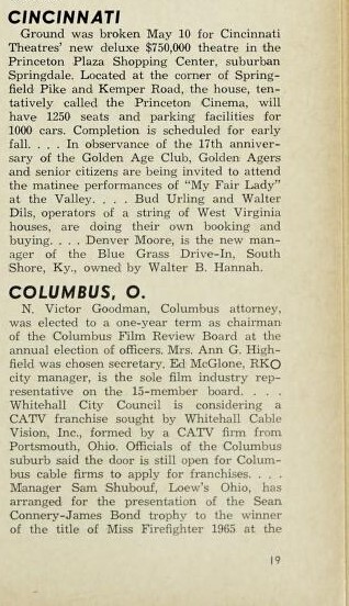 May 1965 News