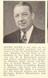 Roger Allen:  Theater Architect