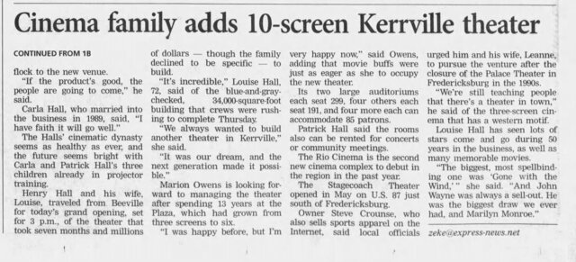 Rio 10 Cinemas - Kerrville