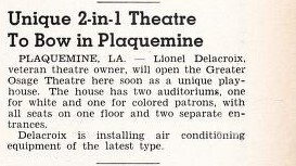 A Theater That Remained Segregated to The End (1947)