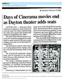 Cinerama Movies Ending at the Neon (2000)