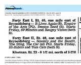 First Notice of the Twinning of the Drive-In (1978)