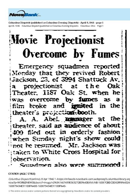 The Dangers of Nitrate Film (1946)