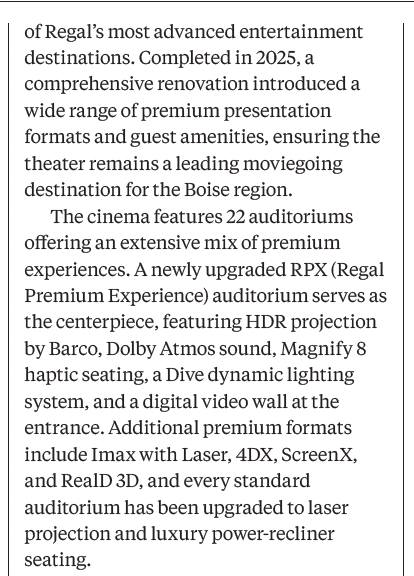 Regal Boise Stadium 22 and IMAX