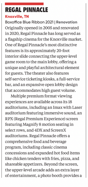 Regal Pinnacle Stadium 18 & IMAX