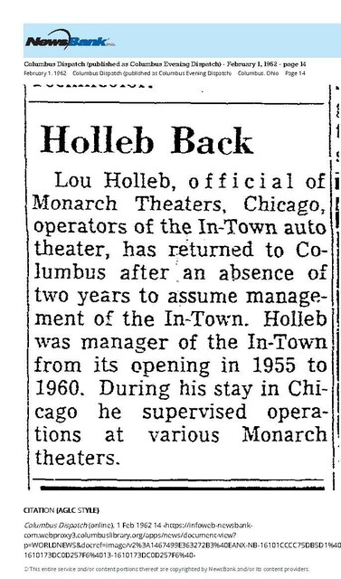 Theater Showman and More (1951)  Lou Holleb