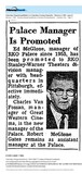 Managerial Change (1968):  Ed McGlone
