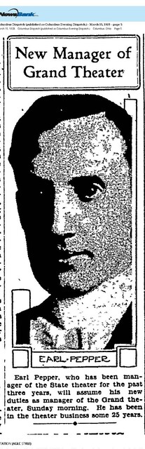 Theater Showman and More (1928):  Earl Pepper