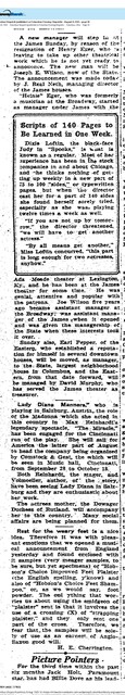 Theater Showman and More (1925):  Earl Pepper