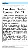 New Owner and Remodeling and Reopening (1954)