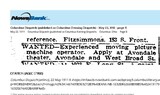Help Wanted (1911) Be a Early Projectionist
