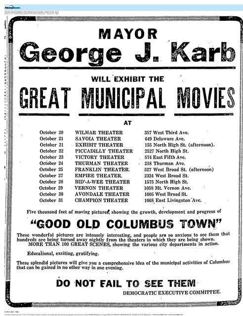 1919 Neighborhood Theaters