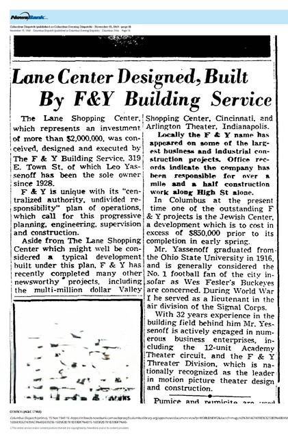 F & Y Building Service (1949)