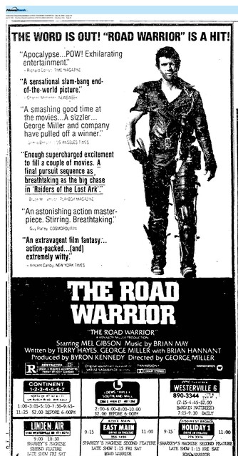 The Great Movie Franchises: Mad Max 2 (Called 'The Road Warrior' in the USA (1982)