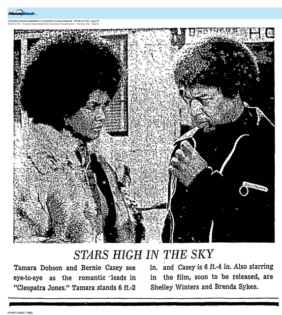 Bernie Casey--Columbus, Ohio Raised, East High and Bowling Green Grad (1977)