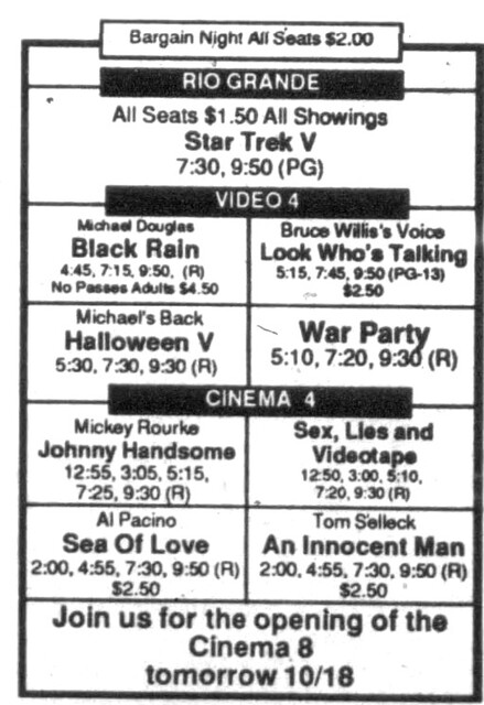 Cinema 8 - 5 6 7 8