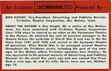 Theater Showman and More (1961)