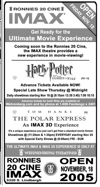 Marcus Ronnie's 20 Cinema