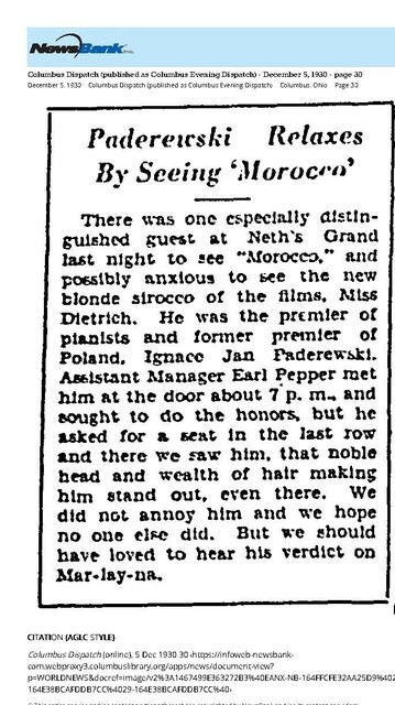 Theater Showman and More (1930):  Earl Pepper