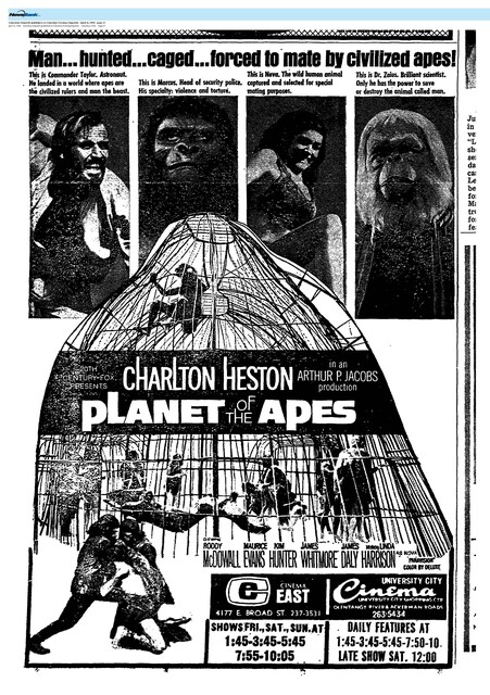 The Great Movie Franchises: Planet of the Apes The First Film (1968)