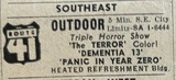 Chicago Sun Times Newspaper ad from Nov. 28, 1963 showing what was playing at the 41 Outdoor Theatre