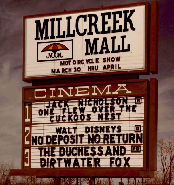 Movie Theater Sign on Peach St
