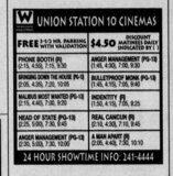 the last movies that played