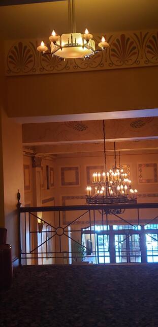 Main Lobby Lights Stanford Theatre
