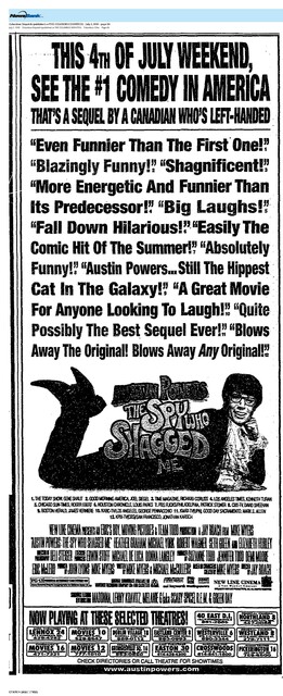 Mike Myers--Number Five Box Office Star (1999)