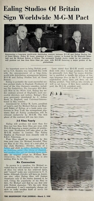 The M-G-M Connection with a British Studio (1956)