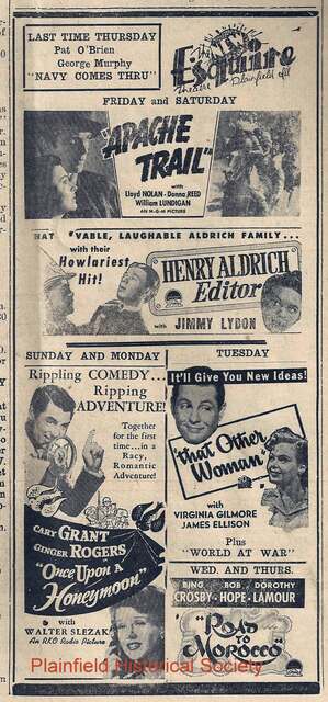 February 1943 issue of The Enterprise credit Plainfield Historical Society.