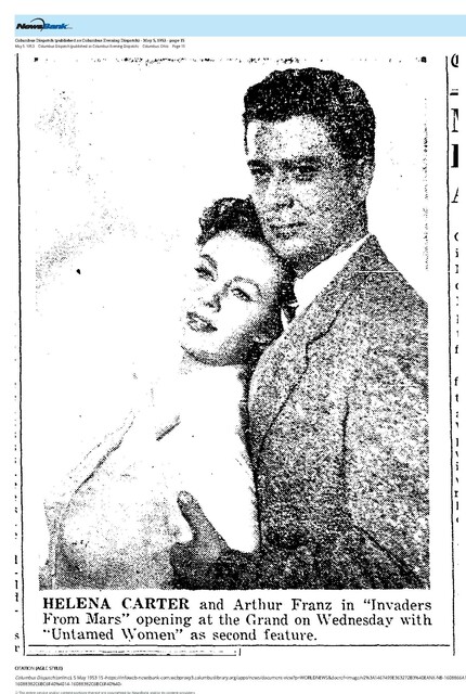 Fifties Sci-Fi (1953)/One of the First Vistors from Outer Space Movies