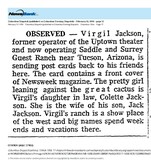 Theater Showman and More (1956): Virgil Jackson