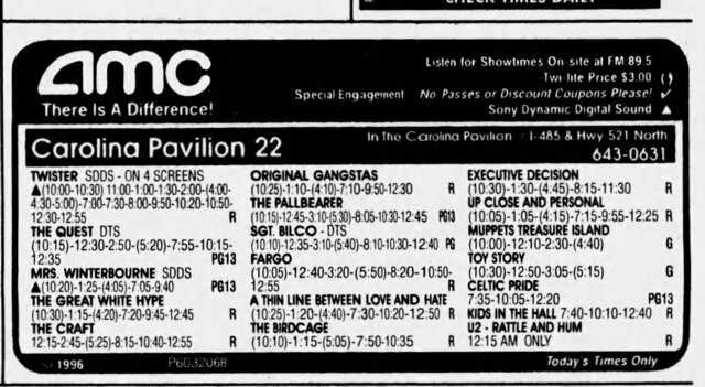 AMC Carolina Pavilion 22