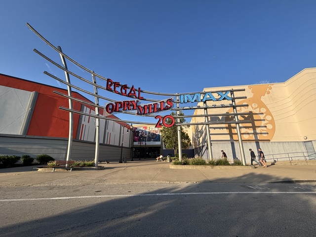 Regal Opry Mills 20 Theater Marquee and Entrance 