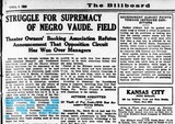 African American Theater (1922) / Vaudeville Circuits