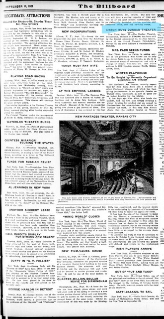 African American Theater (1921)/ Before it was Named the Lincoln