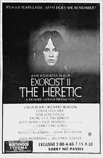 Exorcist II at Northwood