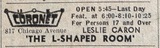 Chicago Sun Times Newspaper ad from Nov. 28, 1963 showing what was playing at the Coronet Theatre.